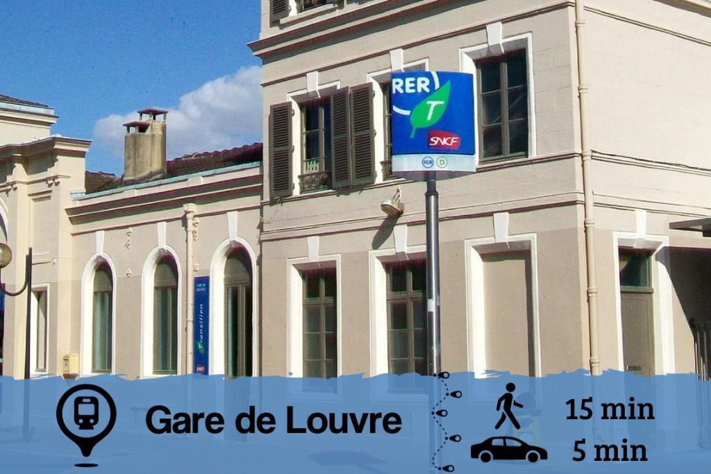 Smart House Airport Cdg, Asterix Apartment Louvres Екстериор снимка