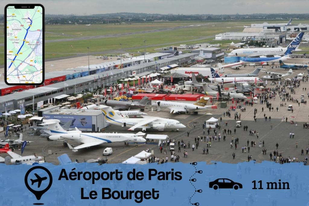 Smart House Airport Cdg, Asterix Apartment Louvres Екстериор снимка